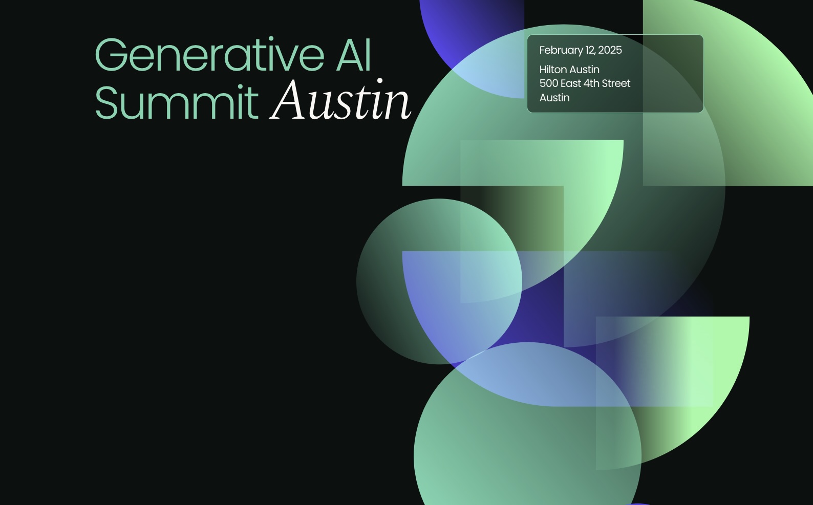 Tiburon Data to Attend the Generative AI Summit 2025