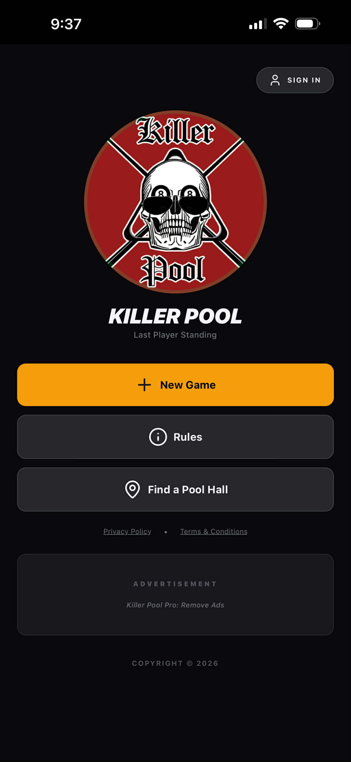 Killer Pool Phone Mockup